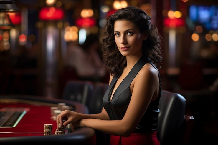 Layar permainan blackjack live 20toto dengan dealer dan kartu pemain yang terlihat jelas di perangkat mobile